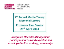 Integrated Offender Management: pooling resources and expertise