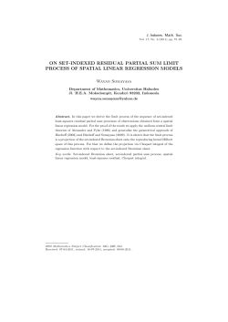 on set-indexed residual partial sum limit process of