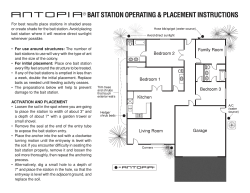 Antopia Placement Instructions