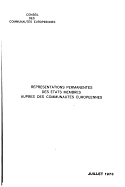 CONSEIL DES COMMUNAUTES EUROPEENNES