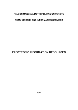 Database booklet