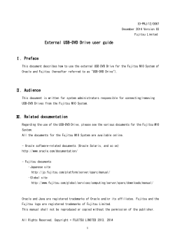 External USB-DVD Drive user guide