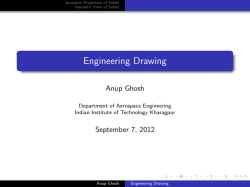 Engineering Drawing - Department of Aerospace Engineering, IIT