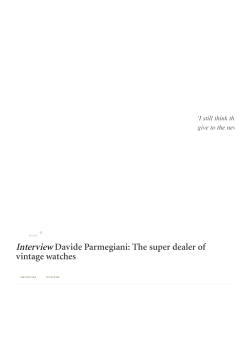 Le Monde Edmond | Davide Parmegiani