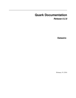 Quark Documentation
