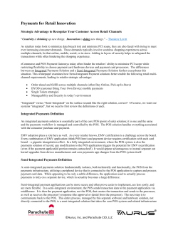 Payments for Retail Innovation