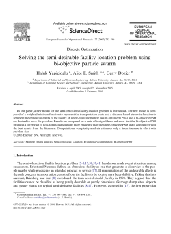 Solving the semi-desirable facility location