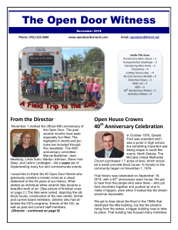 The Witness - November 2016 - Dowload a pdf