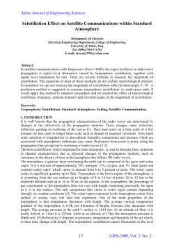 Scintillation Effect on Satellite Communications within