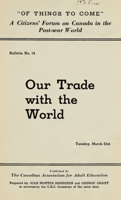 Our trade with the world