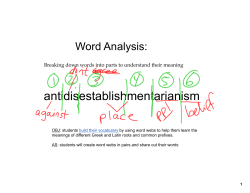 antidisestablishmentarianism