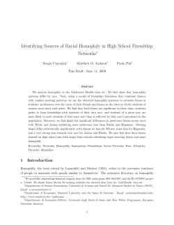 Identifying Sources of Racial Homophily in High School Friendship