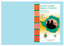 The HIV and AIDS Epidemic in Zimbabwe