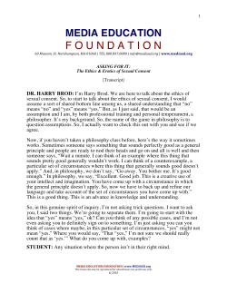 Asking For It - Media Education Foundation