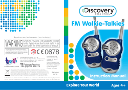 FM Walkie Talkies