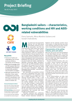 Bangladeshi sailors - Overseas Development Institute