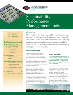 Sustainability Performance Management Tools