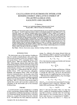 calculation of electrostatic interlayer bonding energy and lattice