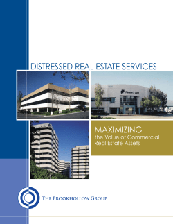 distressed real estate services
