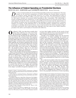 The Influence of Federal Spending on