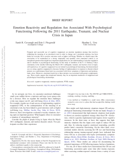 Emotion reactivity and regulation are associated