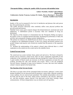 Therapeutic Riding valuing quality of life