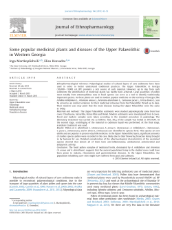 Journal of Ethnopharmacology 166 (2015)