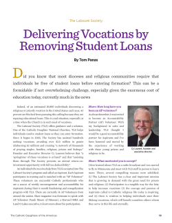Delivering Vocations by Removing Student Loans