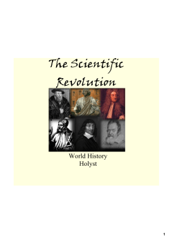 The Scientific Revolution