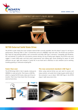 SE730 External Solid State Drive