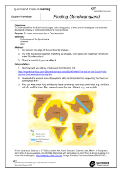 Finding Gondwanaland - Sciencentre