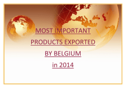 Do you know Belgium`s most important export products? - abh-ace