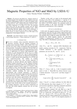 Magnetic Properties of NiO and MnO by LSDA+U