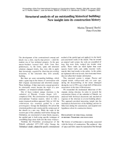 Structural analysis of an outstanding historical building: New insight