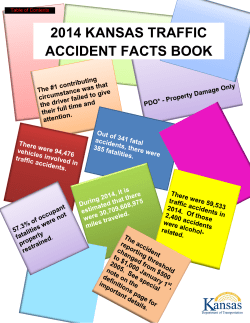 2014 Traffic Accidents - Kansas Department of Transportation