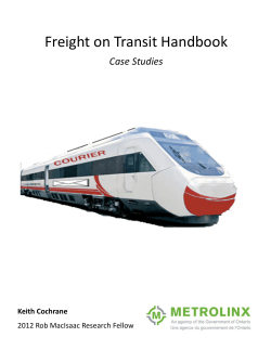 Freight on Transit Handbook