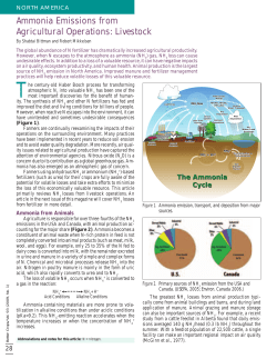 Ammonia Emissions from Agricultural Operations - IPNI