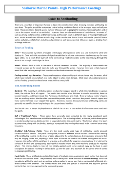 Seahorse Marine Paints - High Performance Coating ss Guide to