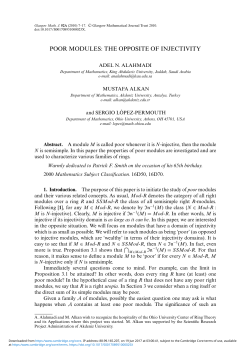 poor modules: the opposite of injectivity