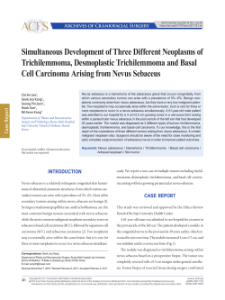 Simultaneous Development of Three Different Neoplasms of