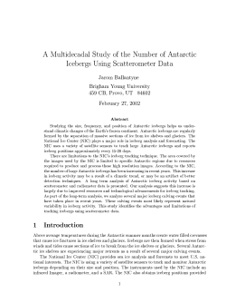 IcebergReport. - Scp.byu.edu