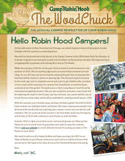December 2014 - Camp Robin Hood