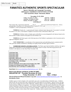 35th ANNUAL - Fanatics Authentic Shows