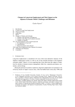 Changes in Long-term Employment and Their Impact on the