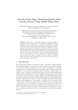 Activity-Aware Map: Identifying Human Daily Activity Pattern Using
