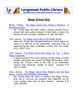 Magic School Bus - Longwood Public Library