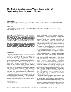 A Visual Exploration of Superstring Revolutions