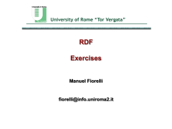 RDF Exercises