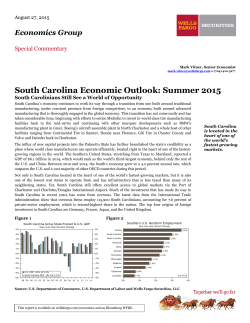 South Carolina Economic Outlook