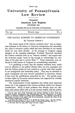 The Racial Barrier to American Citizenship
